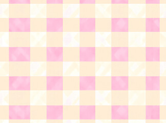 Fototapeta premium pastel sweet pink cute pattern valentine lovely love romantic romance gingham plaid feminine colorful background