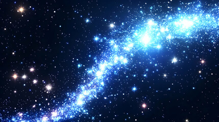 Naklejka premium Glimmering Stardust Abstract Background