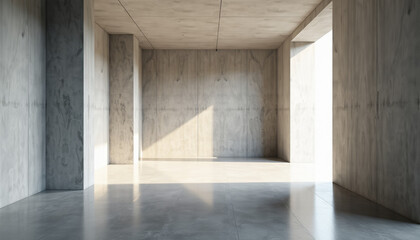 Fototapeta premium Modern Concrete Interior Design