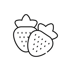 Strawberry vector icon