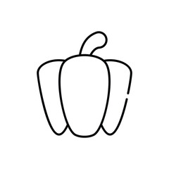 Bell pepper vector icon