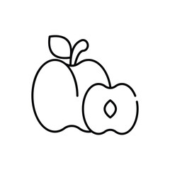 Peach vector icon