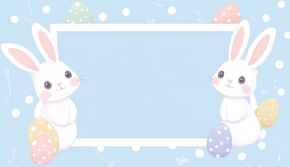 Obraz premium Easter Greeting Background.