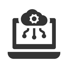 Cloud setting icon