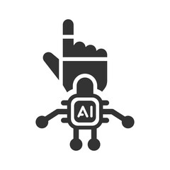 Ai hand icon