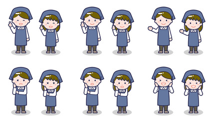 清掃員の男女 03