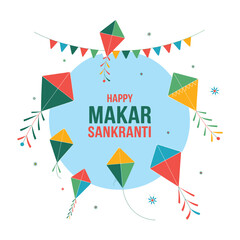Maker sankranti vector illustration