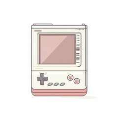 side view of a minimalist stick console game