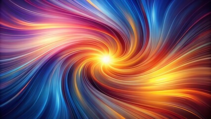 A mesmerizing vortex of swirling lines, evoking a sense of motion, energy, and the infinite possibilities of the universe.