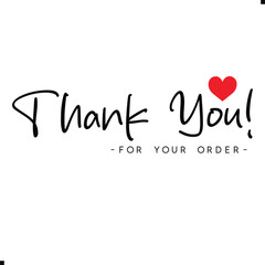 Thank You for Your Order. Elegant Thank You for Your Order Design with Stylish Graphics. Sophisticated Thank You for Your Purchase Image with Modern Elements. Chic Thank You for Your Order Graphic