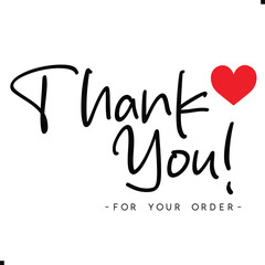 Thank You for Your Order. Elegant Thank You for Your Order Design with Stylish Graphics. Sophisticated Thank You for Your Purchase Image with Modern Elements. Chic Thank You for Your Order Graphic