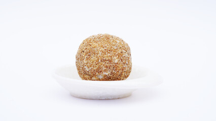 Fenugreek or methi ke Laddu, laddo or laddoo or sweet mithai balls for boosting immunity in winters