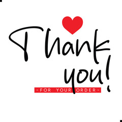 Thank You for Your Order. Elegant Thank You for Your Order Design with Stylish Graphics. Sophisticated Thank You for Your Purchase Image with Modern Elements. Chic Thank You for Your Order Graphic