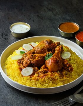 chicken mandhi | yellow rice | yellow biriyani