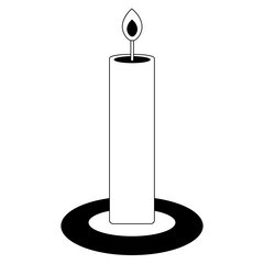 Obraz premium Ramadan Islamic Icon with Black and White Color Design. Vector Illustration