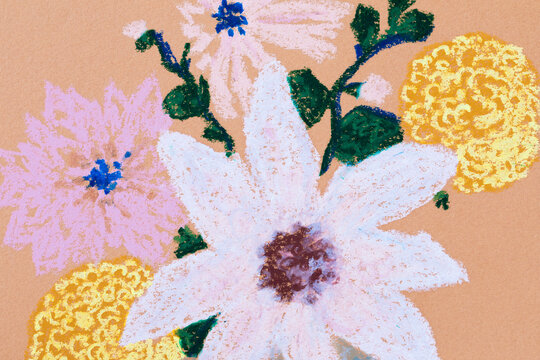 Flower still life painting art