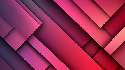 Abstract Diagonal Pink and Red Geometric Pattern