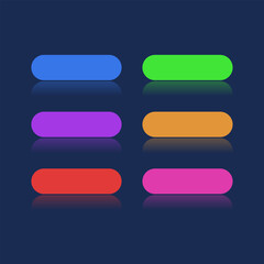 CTA button template set.