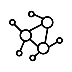 Network icon vector image. Suitable for mobile apps, web apps and print media.