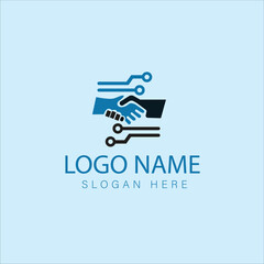 Technology Industry Minimal Logo Design