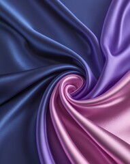 Obraz premium Dark blue purple pink silk satin Abstract elegant background for design Color gradient Silky smooth