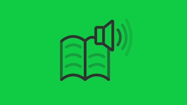 A user clicking on a page icon on a green background, representing interaction, online reading, and user-friendly digital content in modern designs.