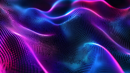 Blue Abstract Wavy Surface Texture with Gradient and Flowing Pattern
