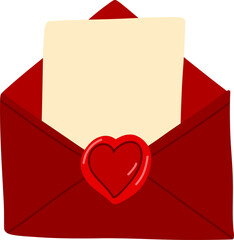envelope with heart
