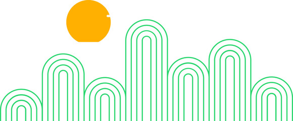 새해 벡터 일러스트 디자인 삽화