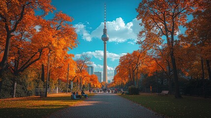 Autumn Park, Tower View