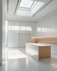 Fototapeta premium Clean and Bright Automated Interior Space