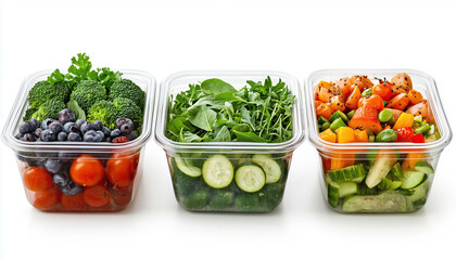 vegetables in a glass bowl