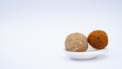 Fenugreek or methi ke Laddu, laddo or laddoo or sweet mithai balls for boosting immunity in winters