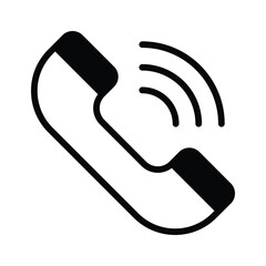 Phone call symbol for direct voice communication