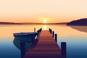 Fototapeta premium dock