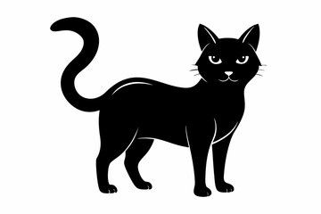 Cat Silhouette Black Vector