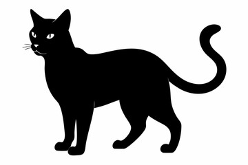 Cat Silhouette Black Vector