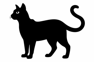 Cat Silhouette Black Vector
