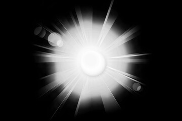 Black background with space light effect