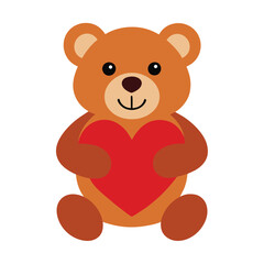 teddy bear with heart