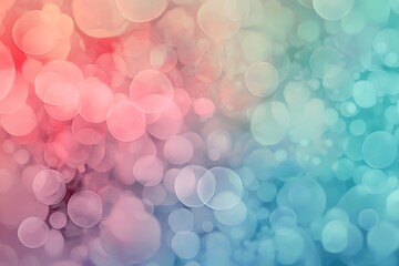 Fototapeta premium smooth flowing geometric figures with gradients in vibrant pastel tones 