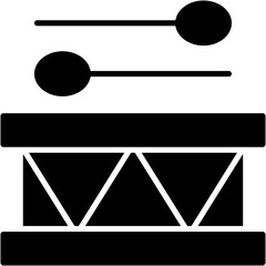 drum, beat, music instrument, drum sticks, orchestra Icon