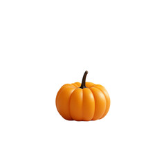 Obraz premium a small orange pumpkin on a transparent background