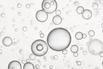 Flowing water bubbles