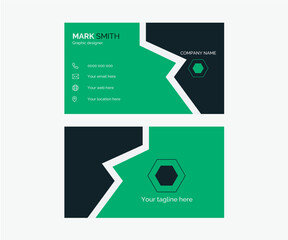 Modern Creative and Clean Business Card Template,Luxury business card design template, Business Card template presentation,business card print templates,Personal visiting card with company logo,Vector