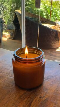 vela em area de relaxamento 