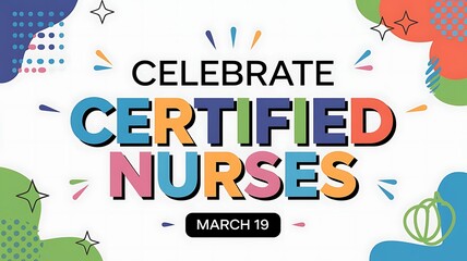 International Nurses Day Illustration with Smiling Nurse and Heartbeat Line