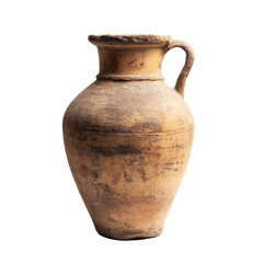 Ancient Greek Amphora Displaying Classical Artistry and Historical Significance on transparent background