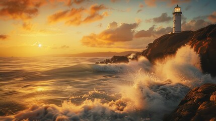 Golden Sunset Light Mockup - Warm, Radiant Glow for Nature-Inspired Designs