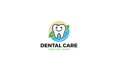 Obraz premium Creative Fresh Modern Minimalist Dental Care Logo Vector, Designs for Professional Appeal